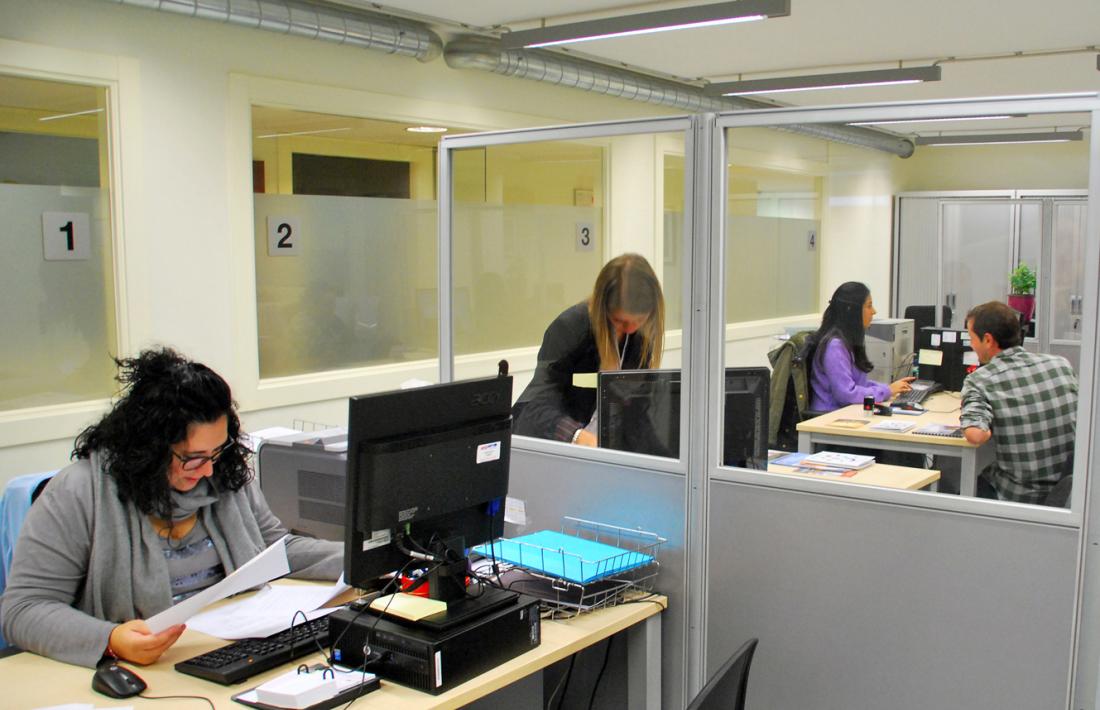 L'oficina del servei d'Ocupació.