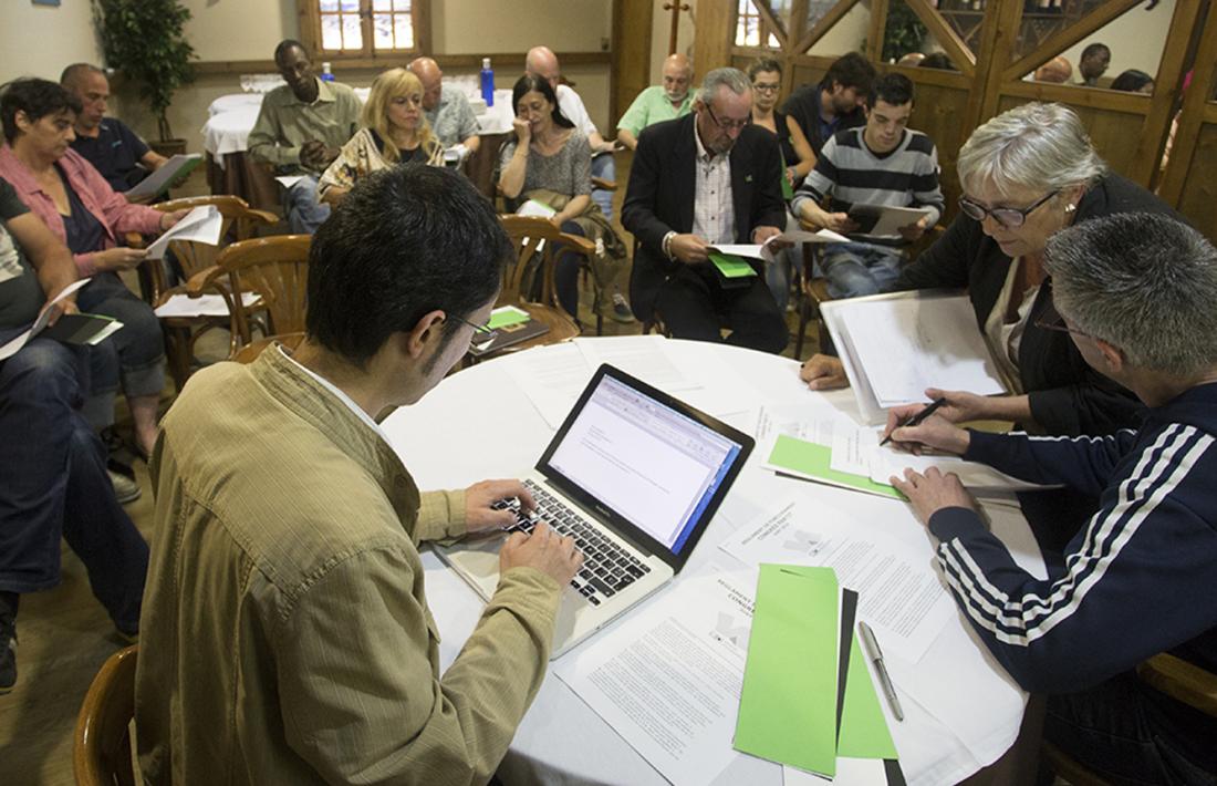Una reunió de Verds d’Andorra.