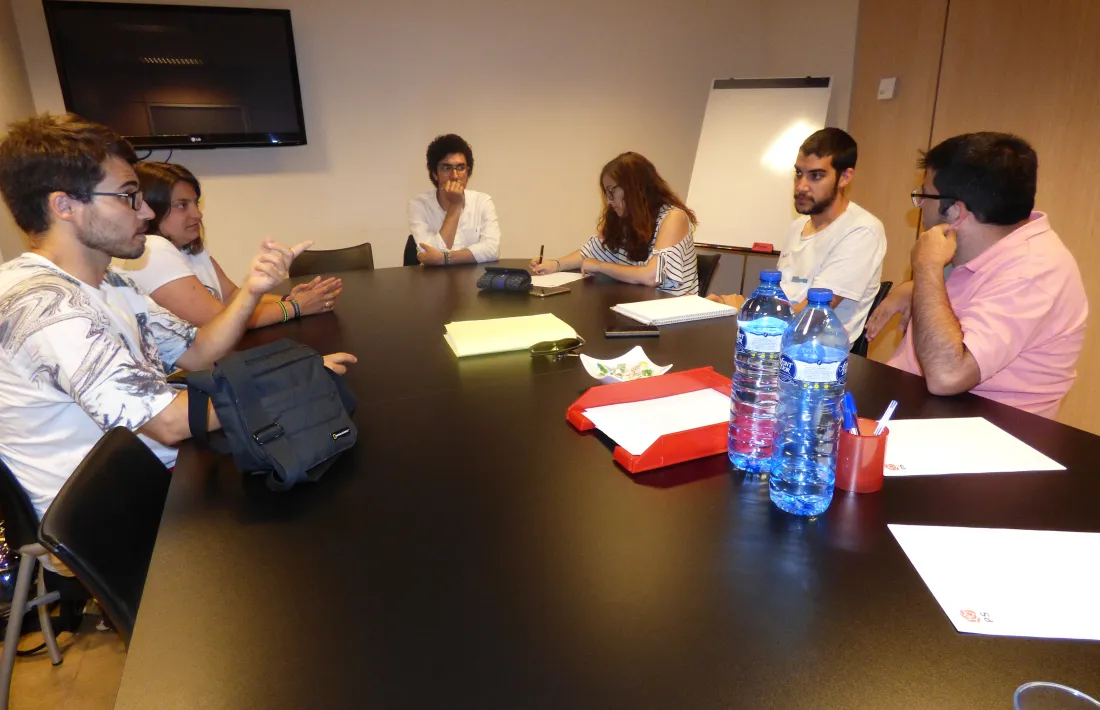 Un moment de l’assemblea de la Joventut Socialdemòcrata d’Andorra.