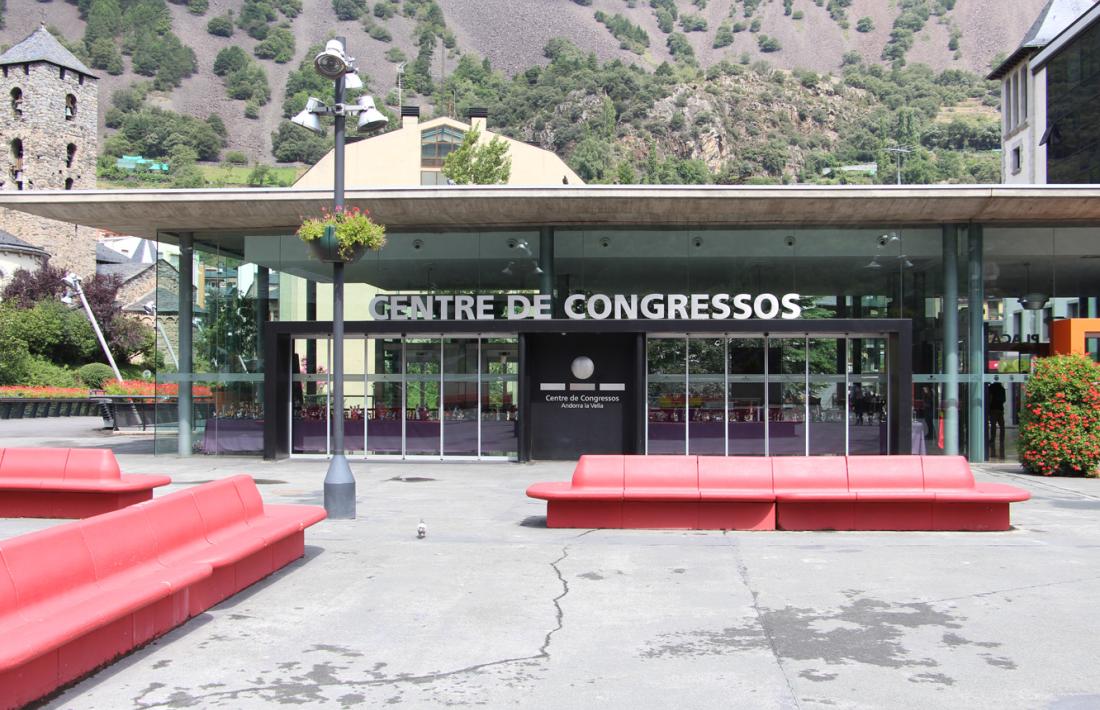 El Centre de congressos d'Andorra la Vella.