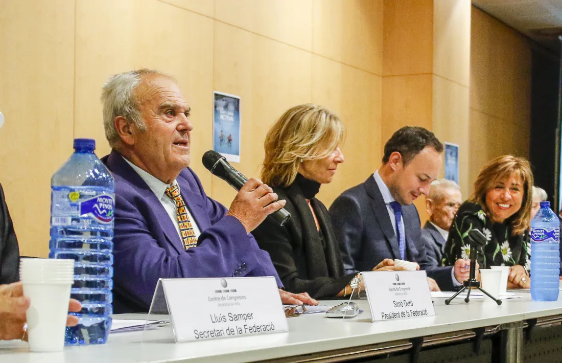 Simó Duró és president de la Federació de la Gent Gran.