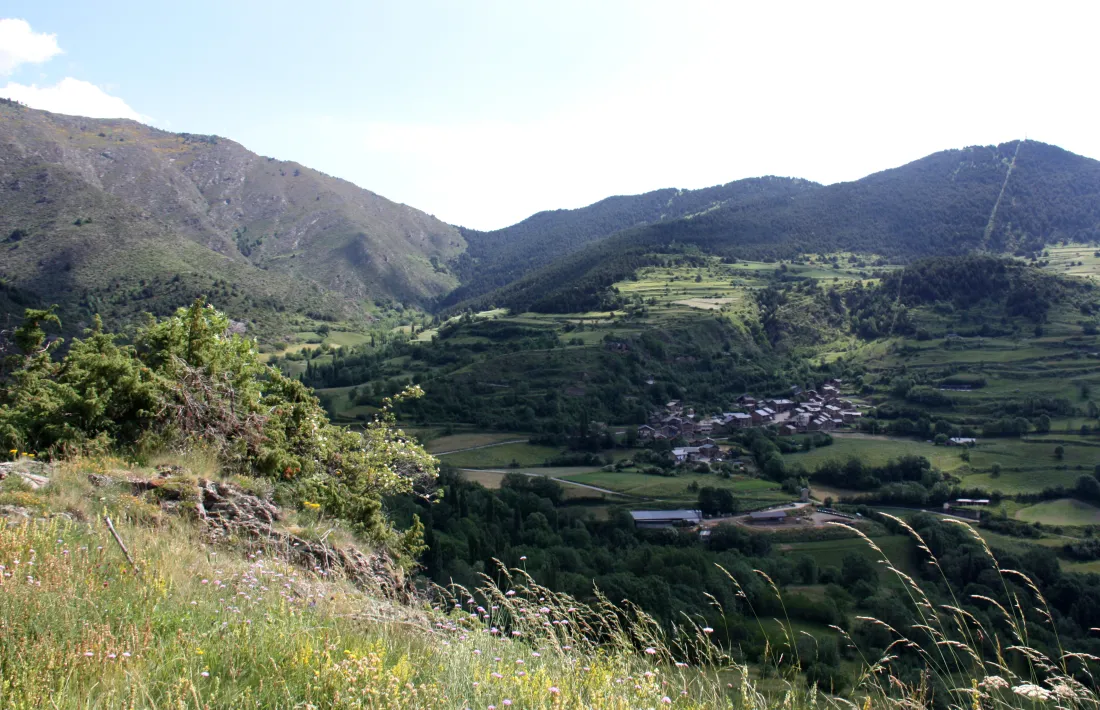 Una de les zones d’ampliació del parc que correspon a Civís (Alt Urgell).