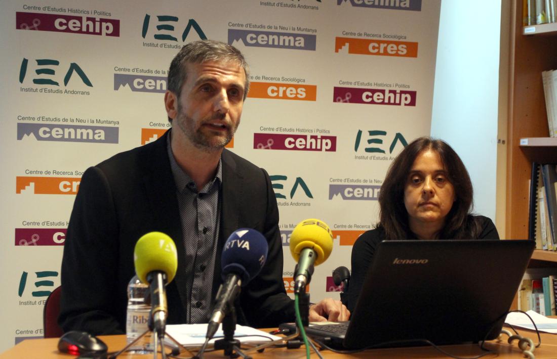 ANA/ El director i la investigadora del CRES, Joan Micó i Pepa Batalla