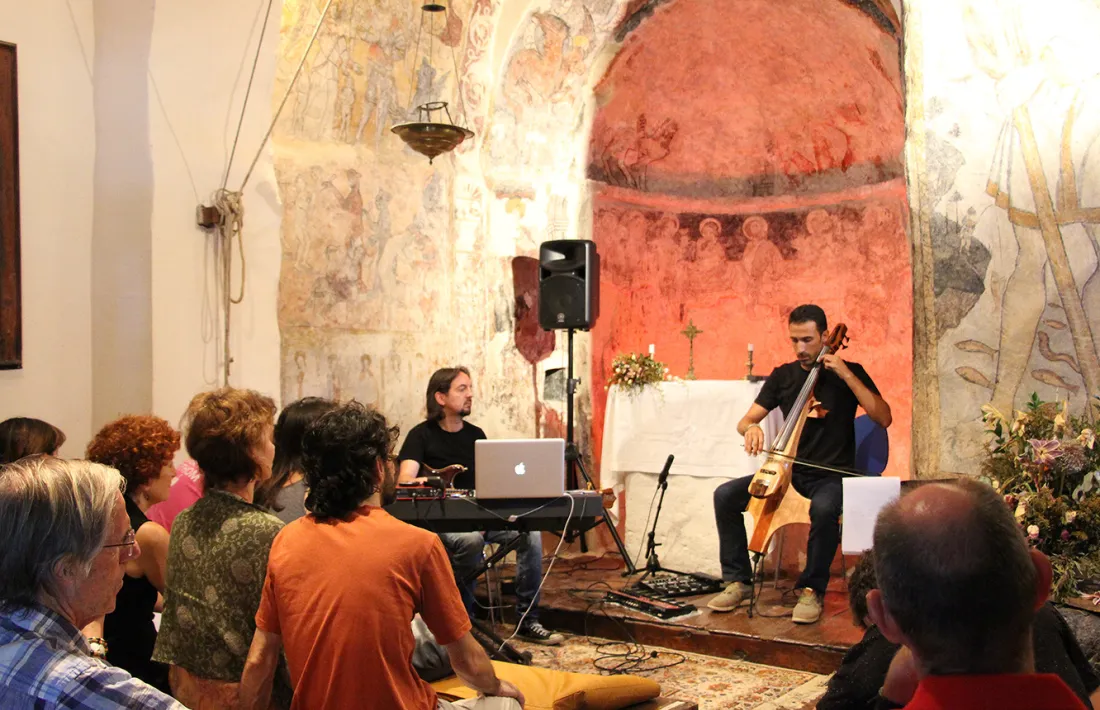 El concert de Landry Riba i Jordi Claret.