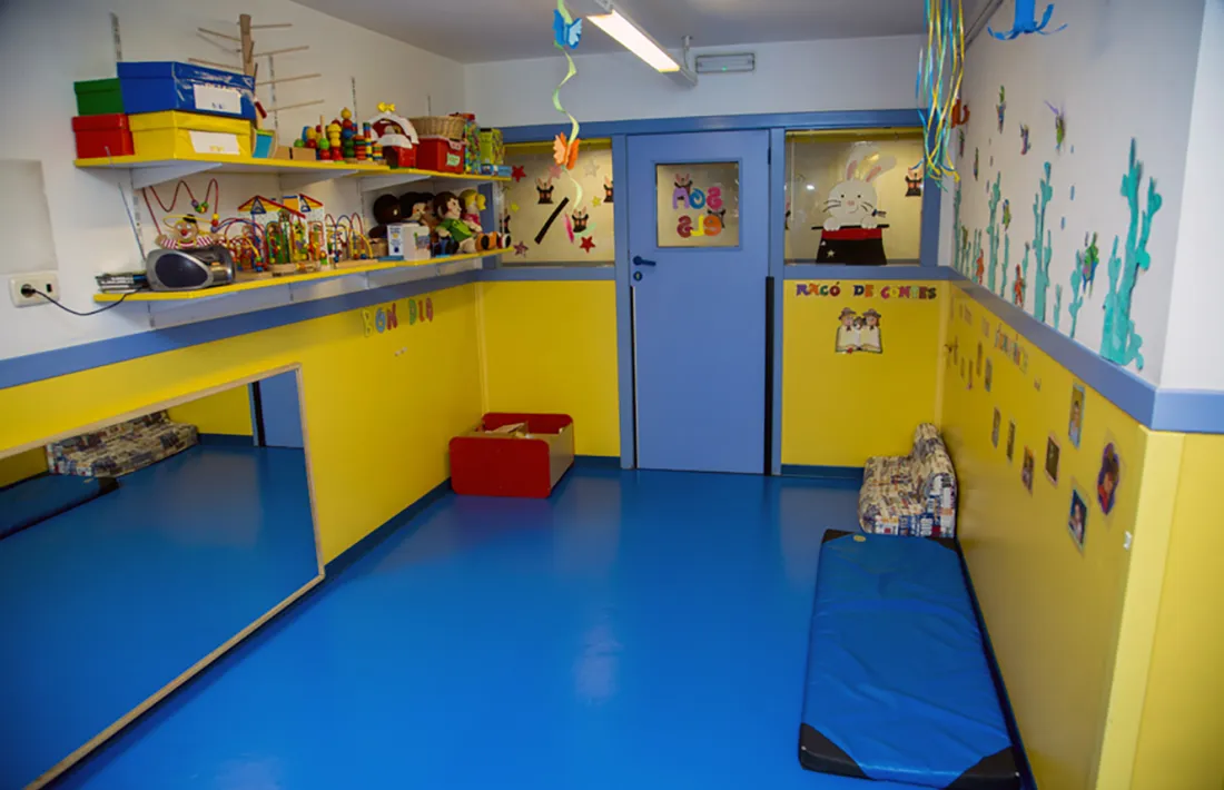 Una imatge d'una escola bressol.