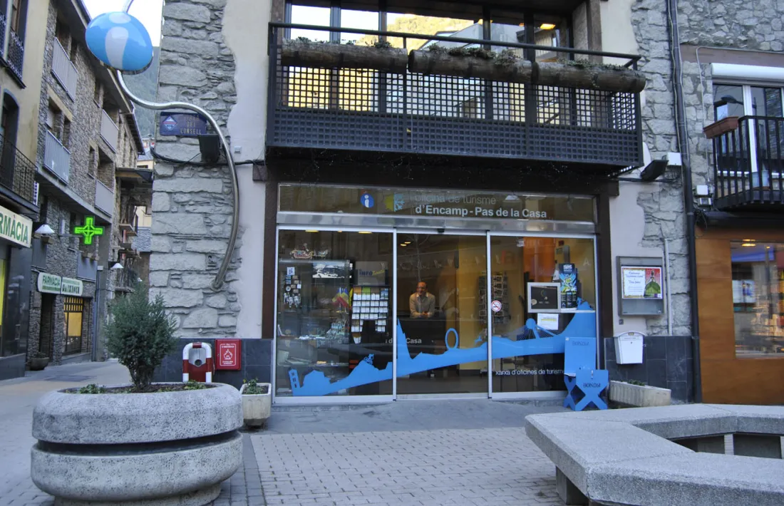 L'oficina de turisme d'Encamp.