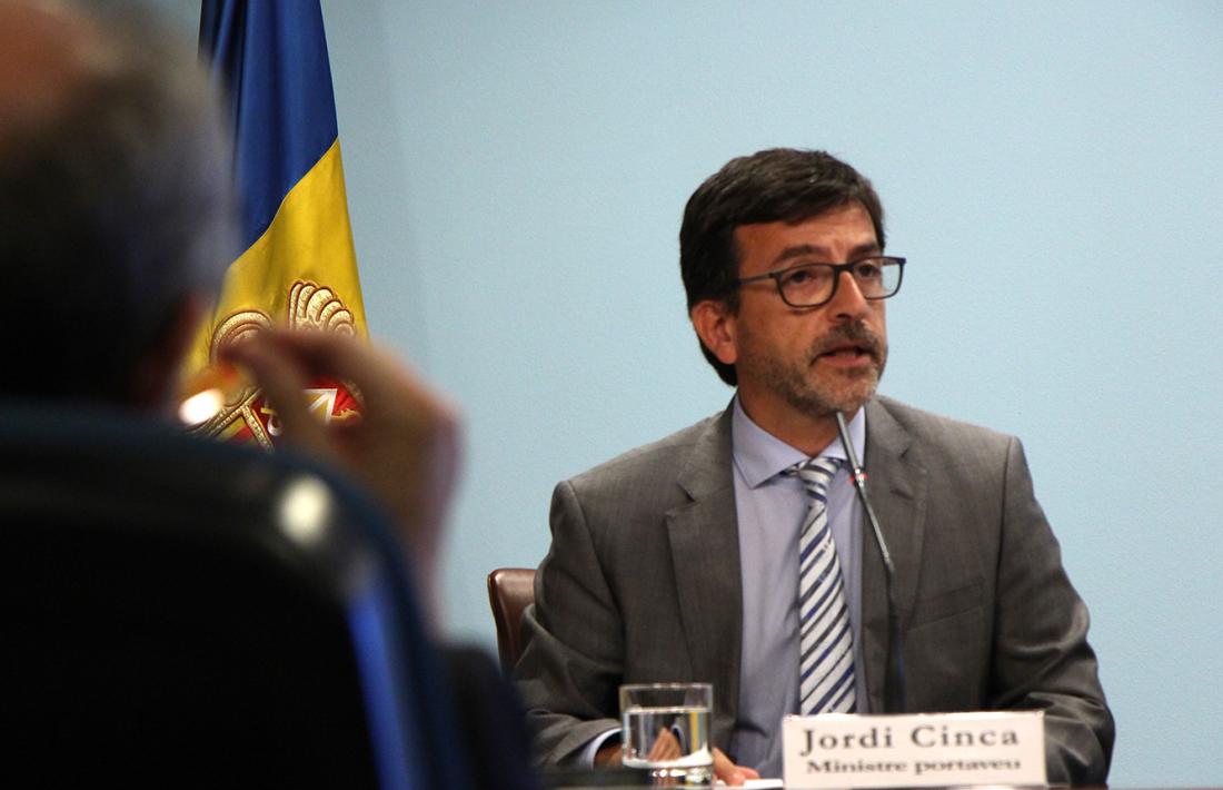 El ministre portaveu i de Finances, Jordi Cinca.