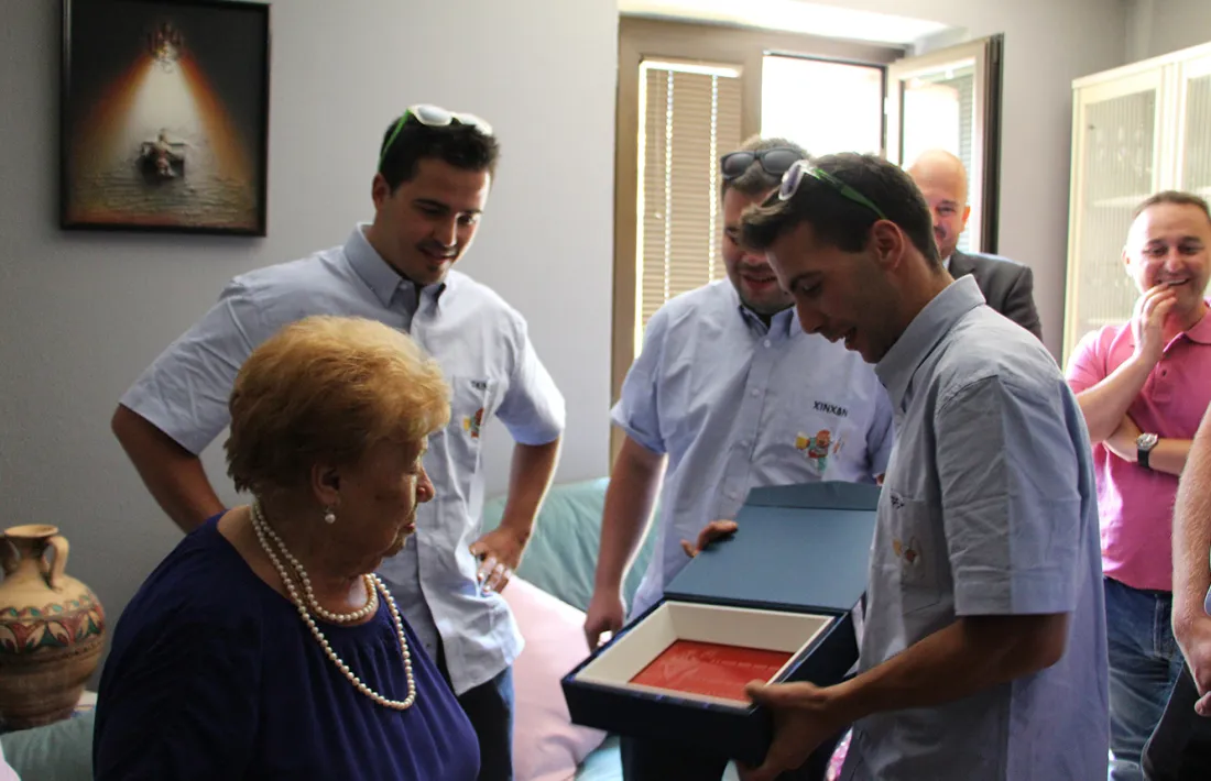 L'homenatge a Maria Rubio.