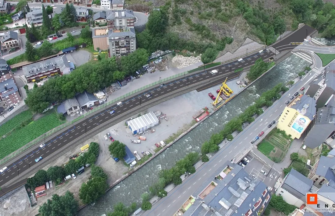 Imatge de com quedarà el tram licitat ahir.