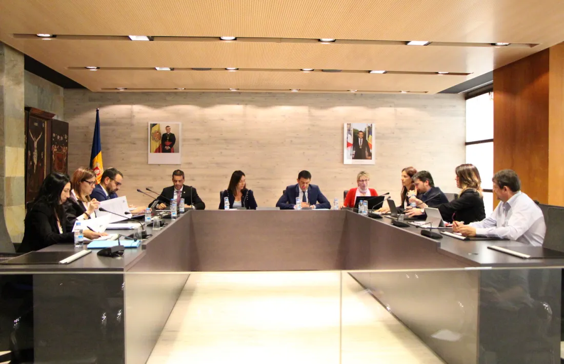 El consell del Comú d'Ordino.