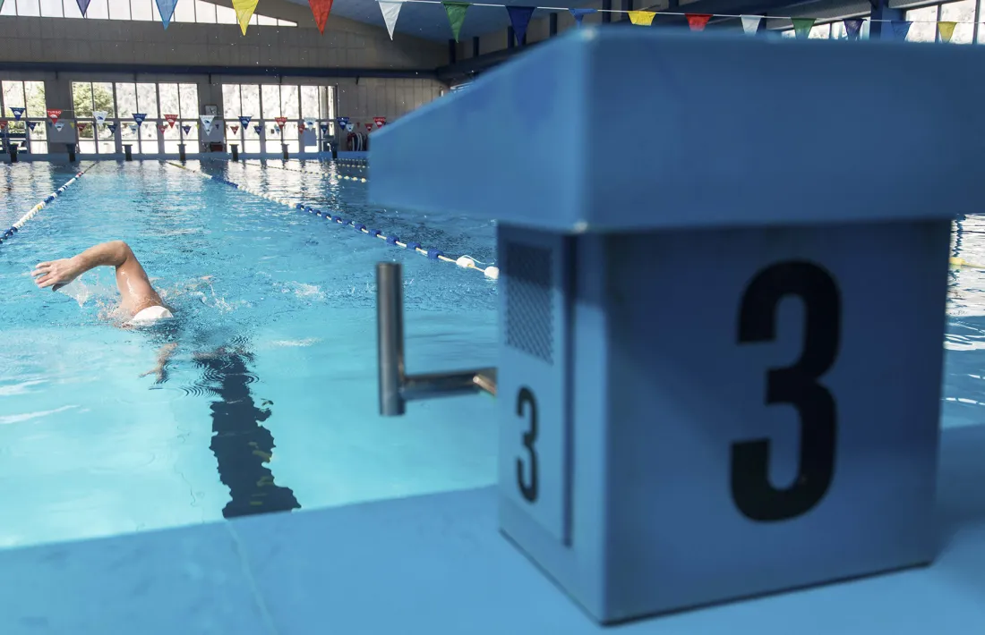 La piscina dels Serradells.