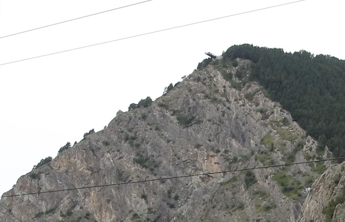 El rescat del roc del Quer es va fer amb helicòpter, la matinada de dimecres.