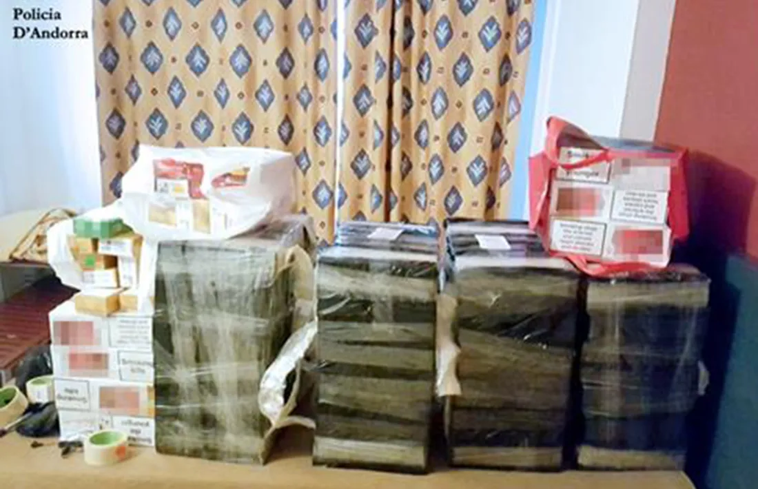 La mercaderia confiscada.