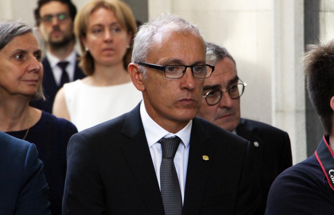 El ministre de Turisme va assistir ahir a la missa solemne amb motiu del Dia de Meritxell.