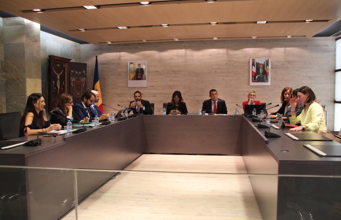Un moment del consell de comú d'Ordino d'aquest dijous.