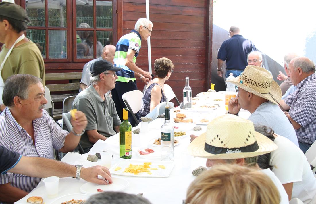 ANA/ Un moment del dinar dels hortolans.