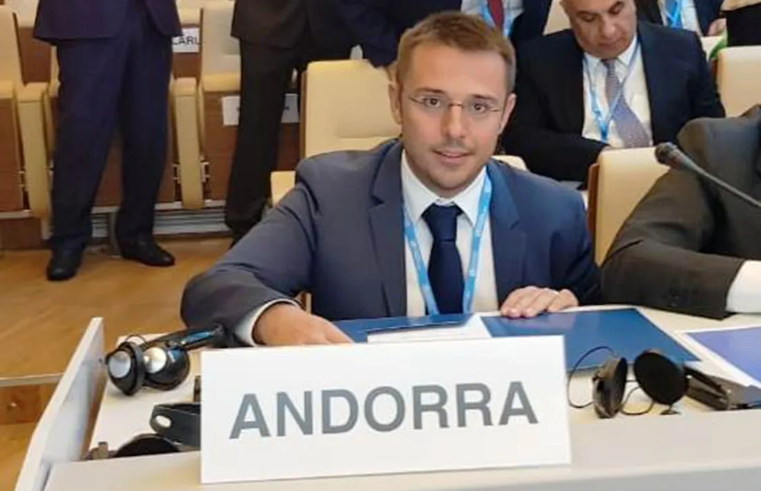 Joan León en la sessió plenària del comitè a Roma.