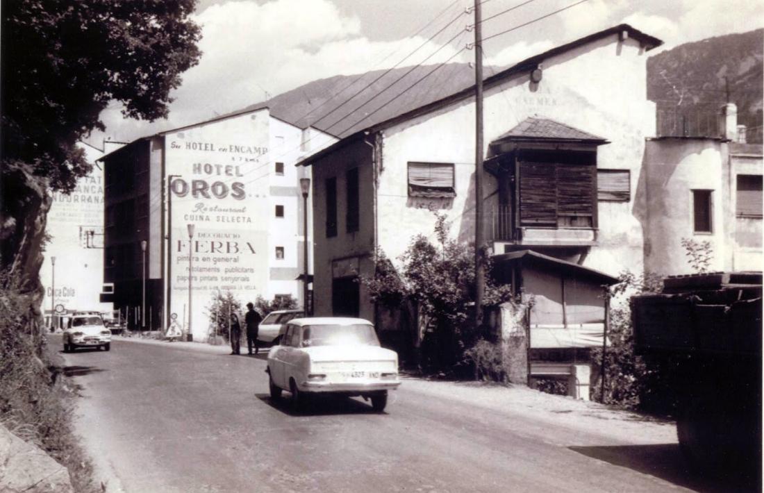 Villa Carmen, situada al número 85 de l'actual avinguda Príncep Benlloch de la capital, on Fabra va dormir les nits del 26 i 27 de novembre del 1947; aquesta fotografia és del 1968.