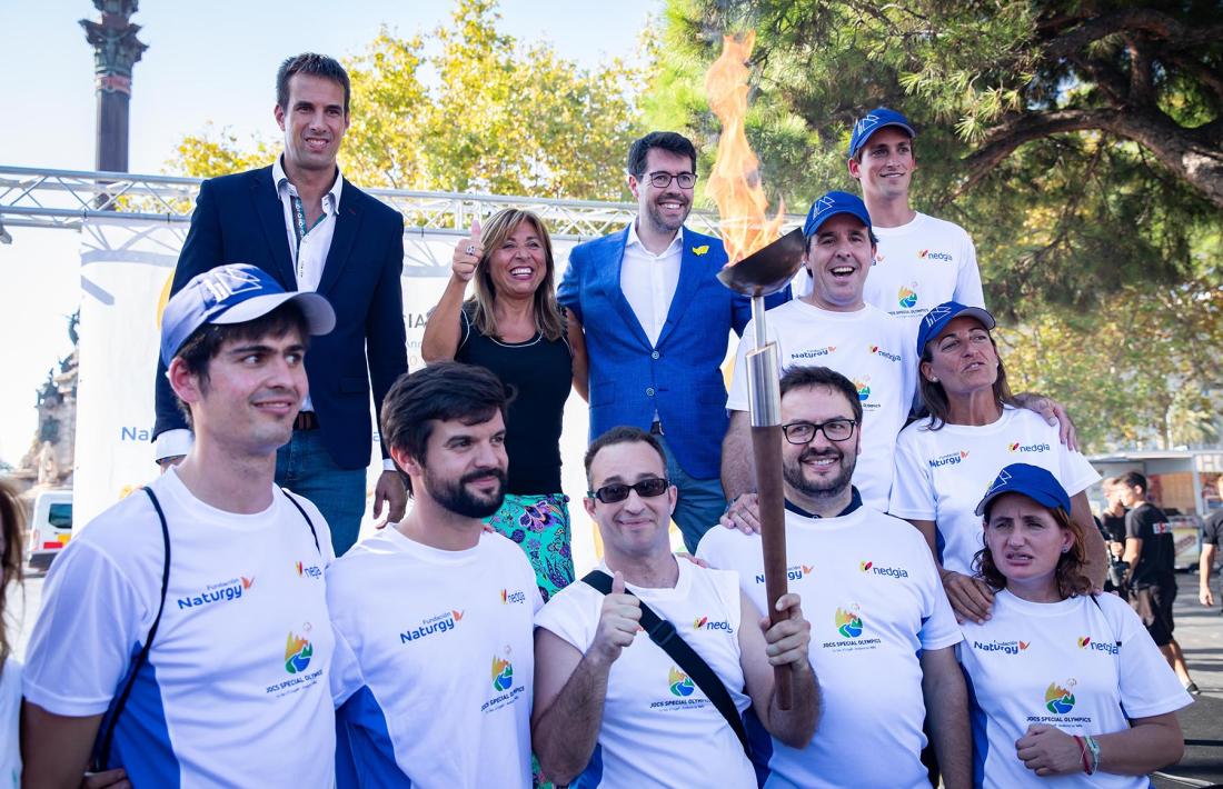 La torxa dels Jocs Special Olympics ja hi és a Barcelona