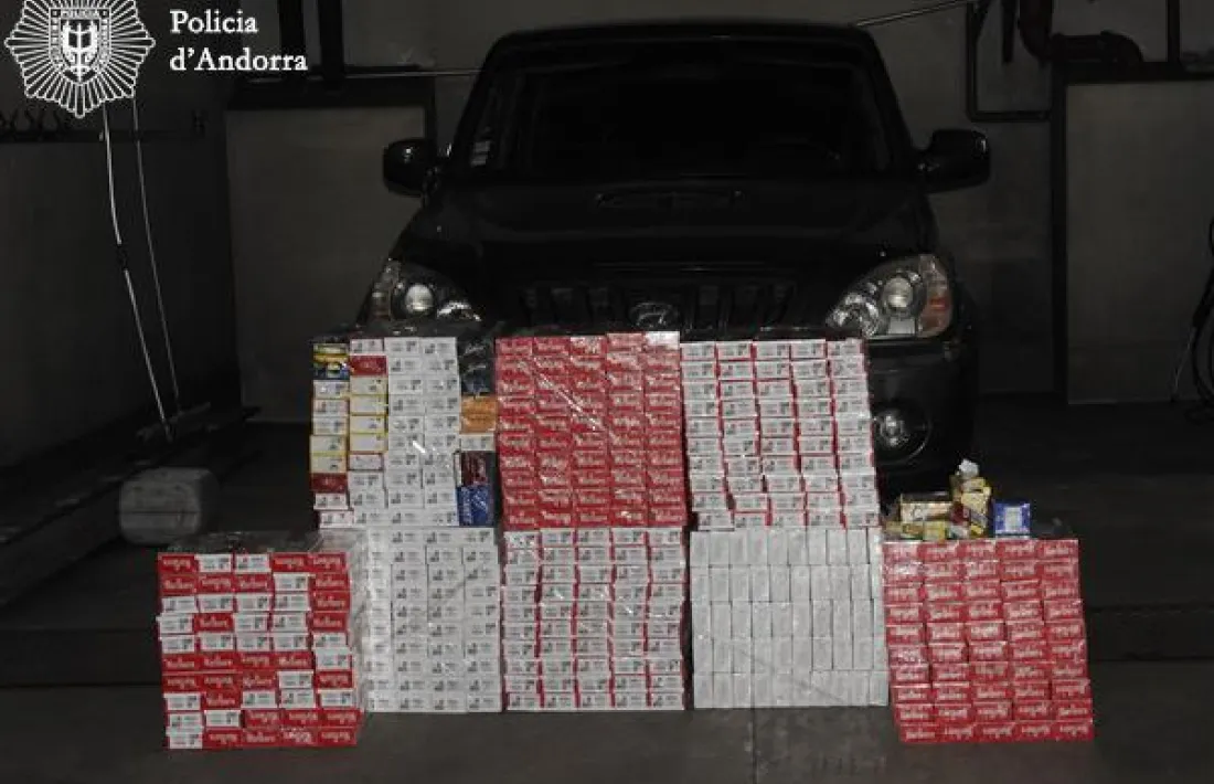 Els paquets de tabac confiscats en l’operació ‘Bullabesa’.