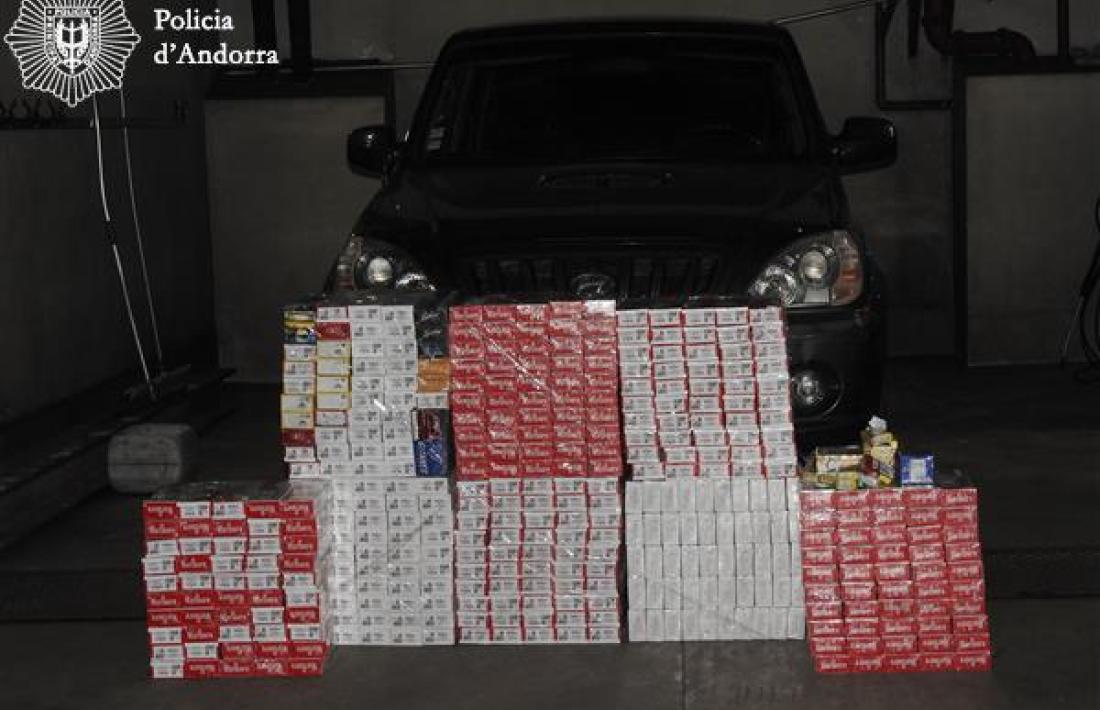 Els paquets de tabac confiscats en l’operació ‘Bullabesa’.
