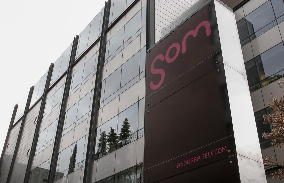 Les instal·lacions d’Andorra Telecom a Santa Coloma.