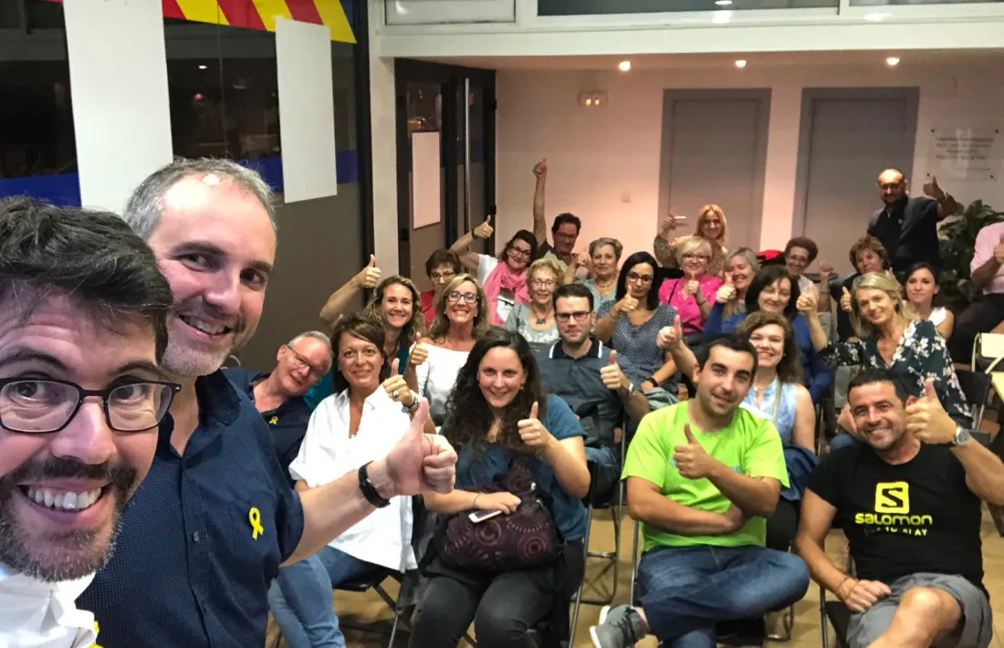 Assemblea del partit en la qual Fàbrega va ser escollit candidat a l’alcaldia.