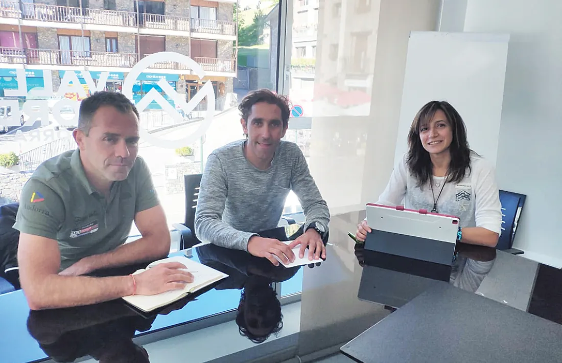 Marticella, Valls i Garcia en la reunió mantinguda la setmana passada.