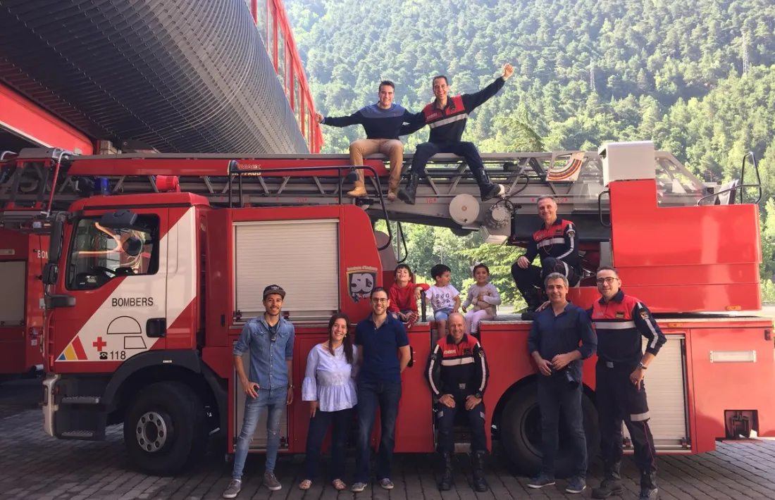 Participants de la sessió fotogràfica del calendari 2019.