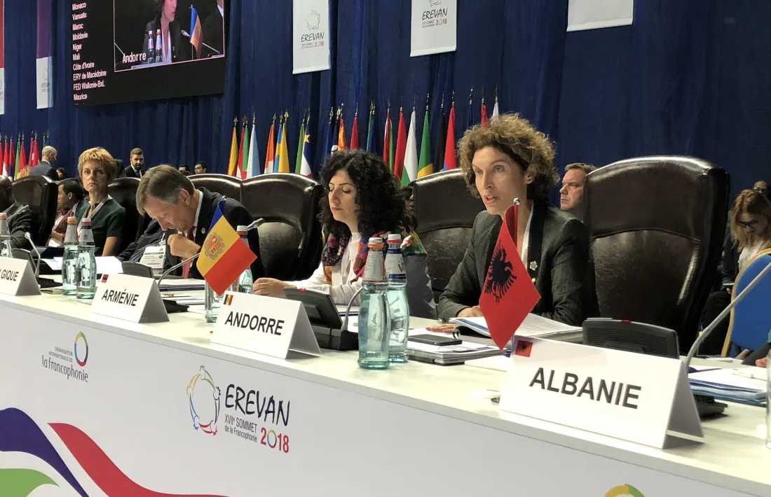 La participació de la ministra d’Afers Exteriors, Maria Ubach, a la 35a Conferència ministerial de la francofonia.