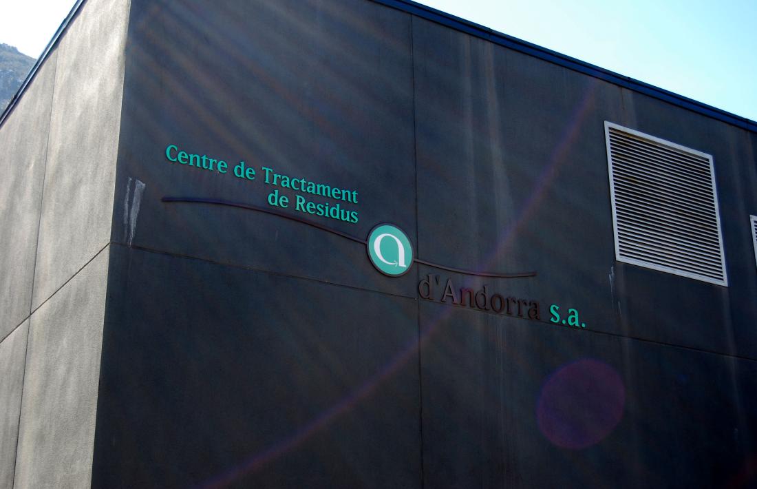 La planta de tractament de residus de la Comella.
