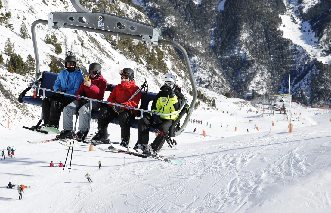Les pistes de Vallnord.