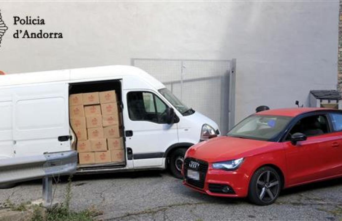La mercaderia intervinguda en l'operació.