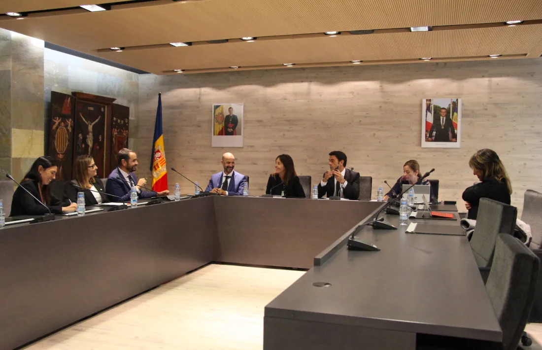 Un moment del consell de comú celebrat aquest dijous a Ordino
