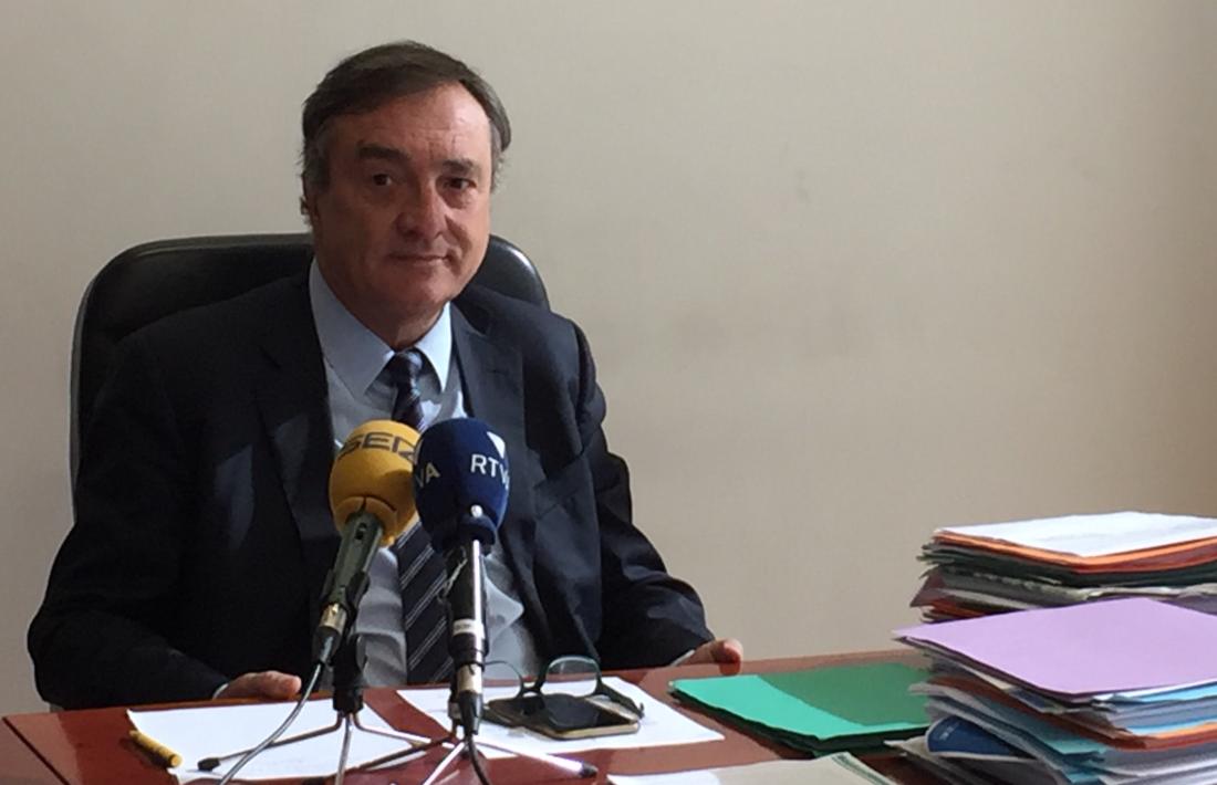 El Raonador del Ciutadà, Marc Vila, en la roda de premsa d’ahir.