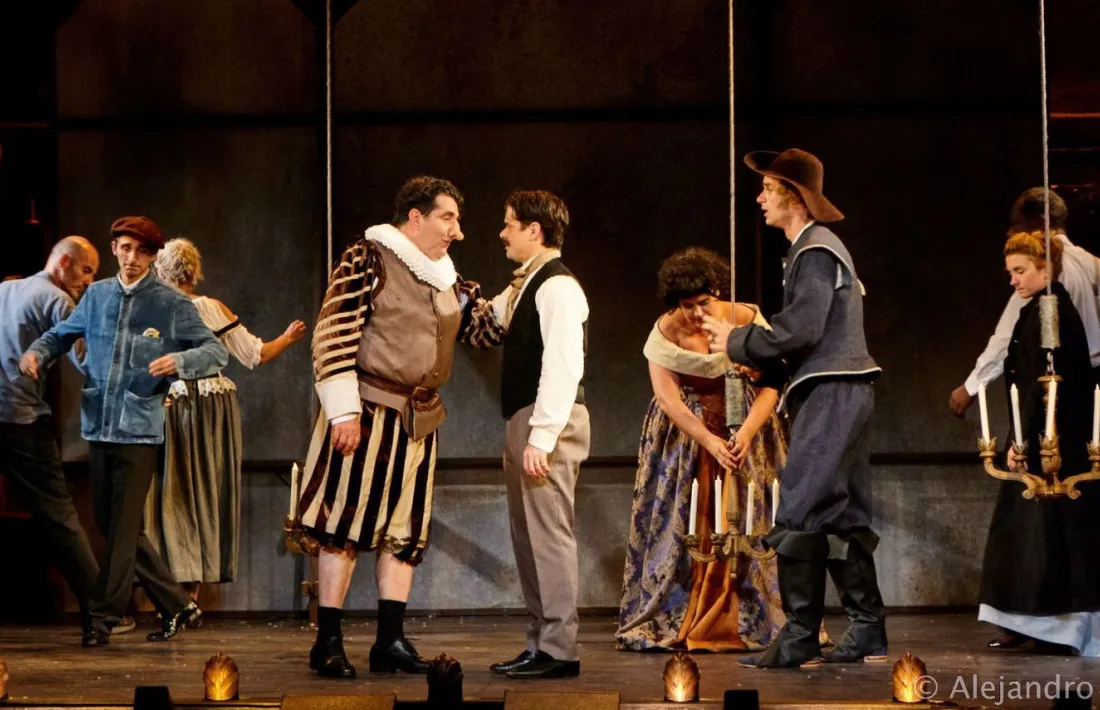 Edmond recrea l'estrena de 'Cyrano de Bergrac', el desembre del 1897 a París.
