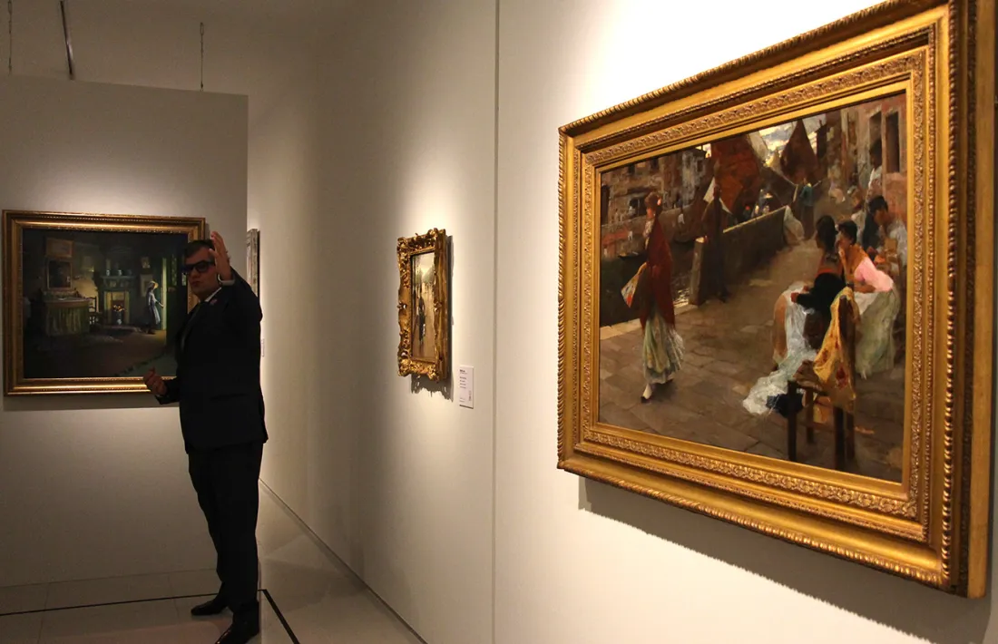Un quadre de la nova exposició al Museu Carmen Thyssen Andorra.
