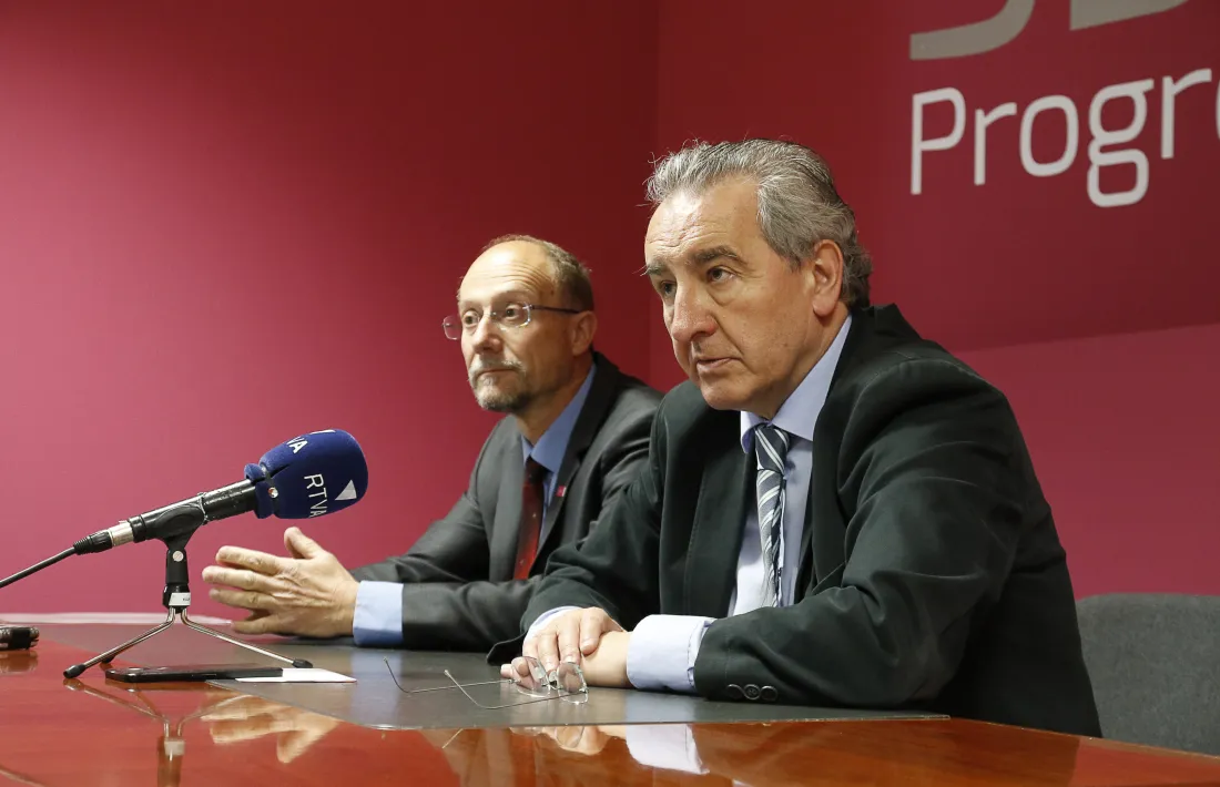 Naudi i Bartumeu en una roda de premsa anterior.