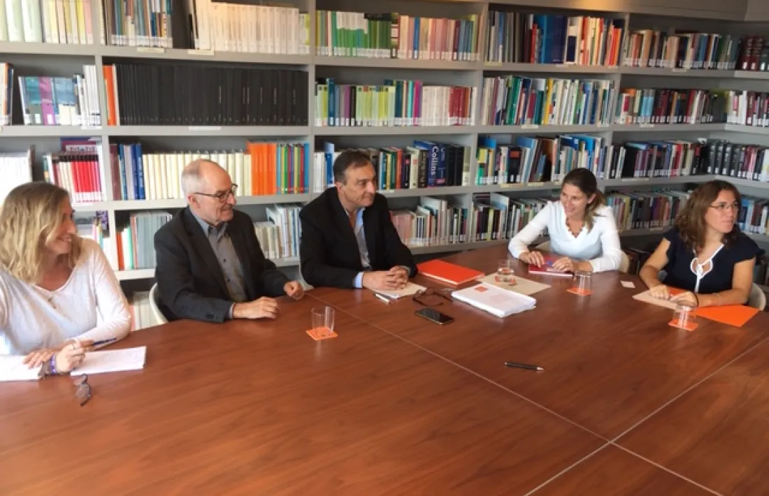 La reunió entre Vila i Ribó va servir per intercanviar experències entre les dues institucions.