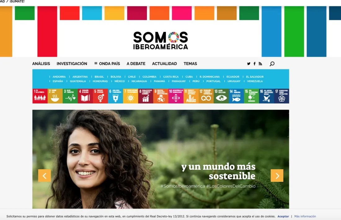 Una imatge de la web del projecte.