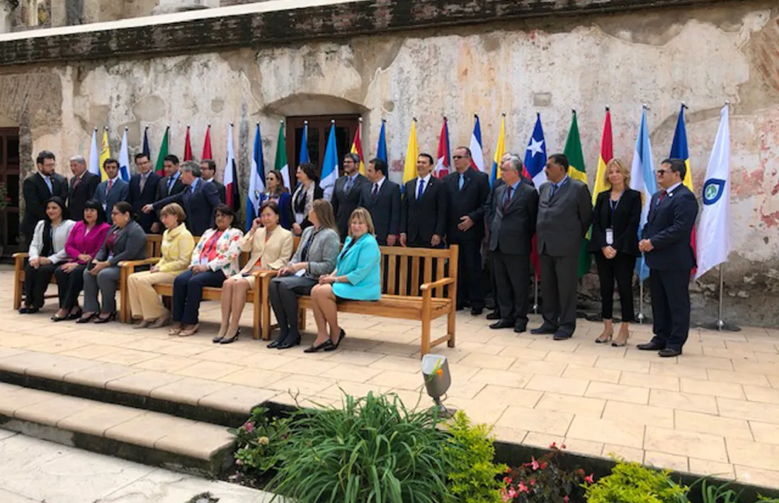 SFG/ La secretària d'Estat d'Afers Socials, i Ocupació, Ester Fenoll, a la Conferència Iberoamericana de ministres de Treball, Ocupació i Seguretat Social.