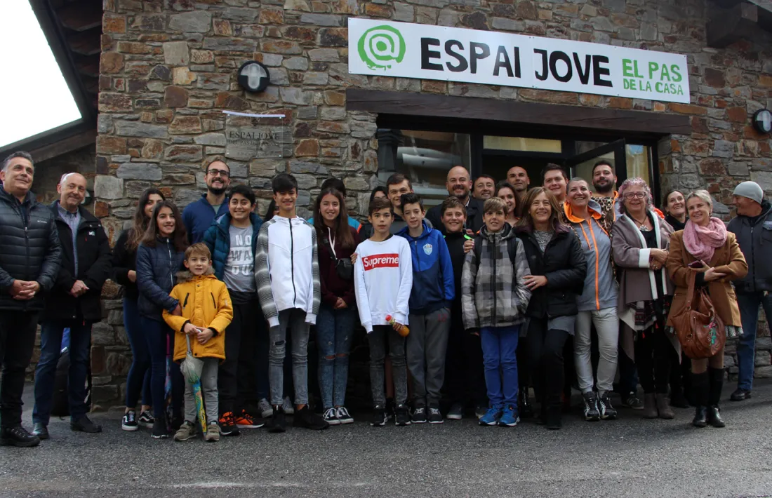 Inauguració de l'Espai Jove del Pas de la Casa.