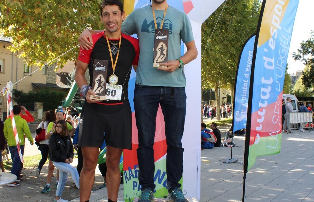 Els dos primers de la categoria masculí sènior: Martí Lázaro i Carlos Fernández.