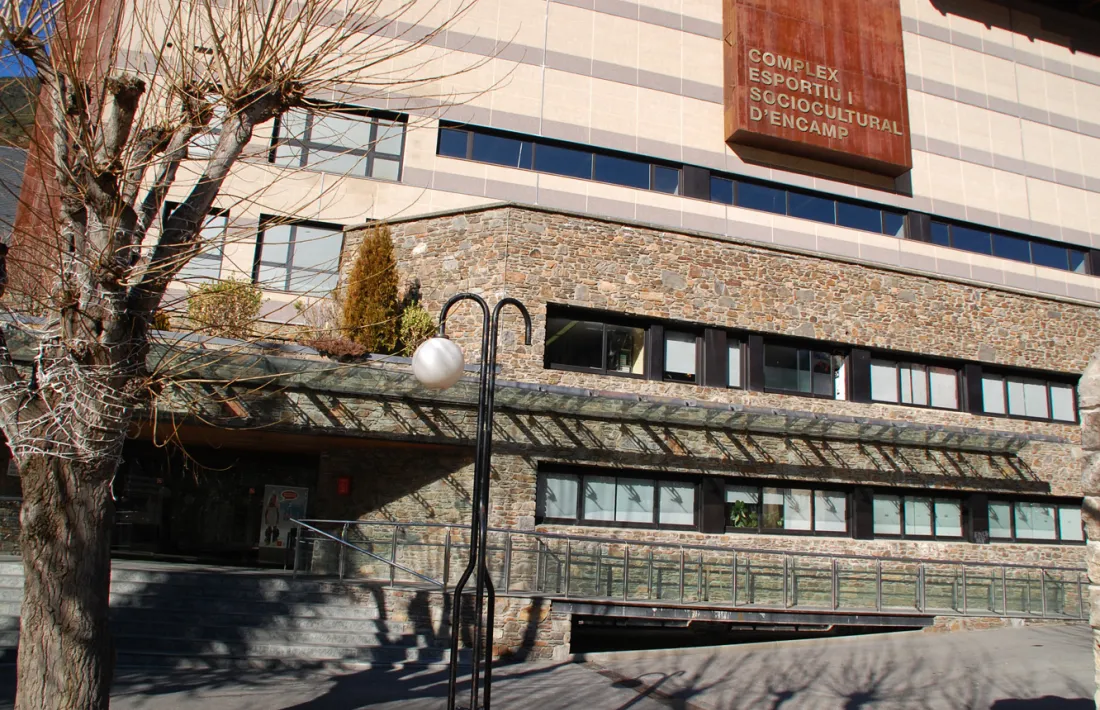 Una imatge del centre esportiu d'Encamp.