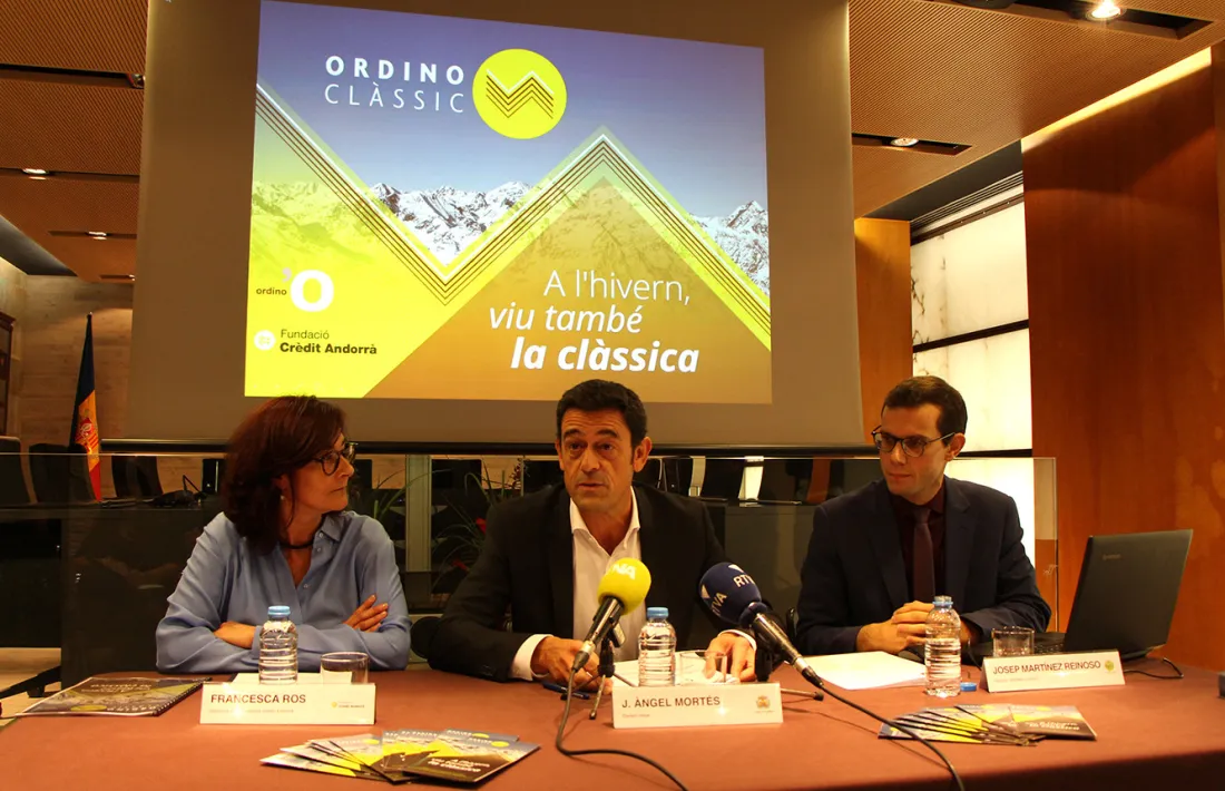 Moment de la presentació de l'Ordino Clàssic.