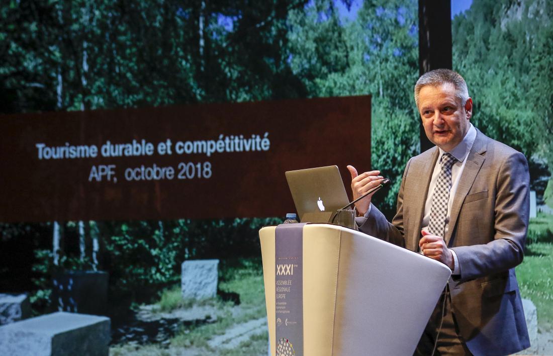 El ministre d’Economia, Competitivitat i Innovació, Gilbert Saboya.