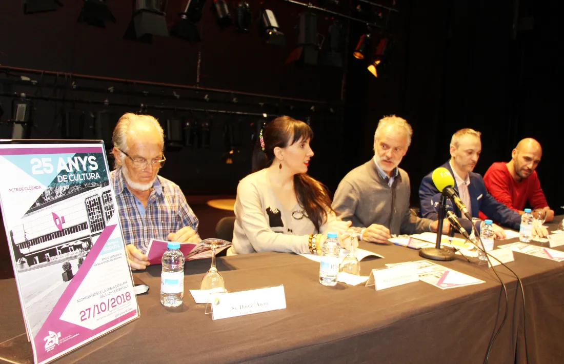 Presentació dels actes commemoratius.