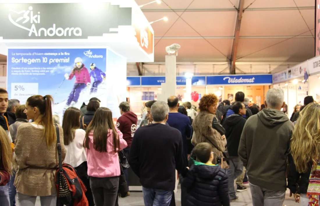 Visitants de l'edició passada de la Fira d'Andorra la Vella.