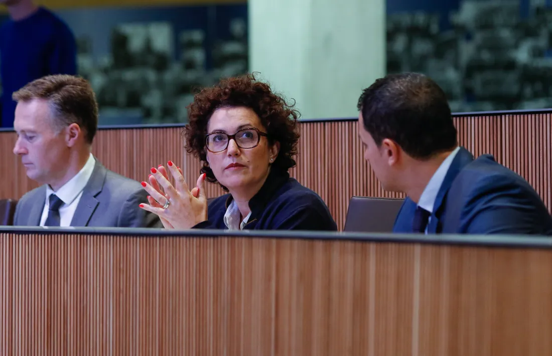 La consellera liberal, Judith Pallarés, va defensar l’esmena a la totalitat al text d’ocupació.