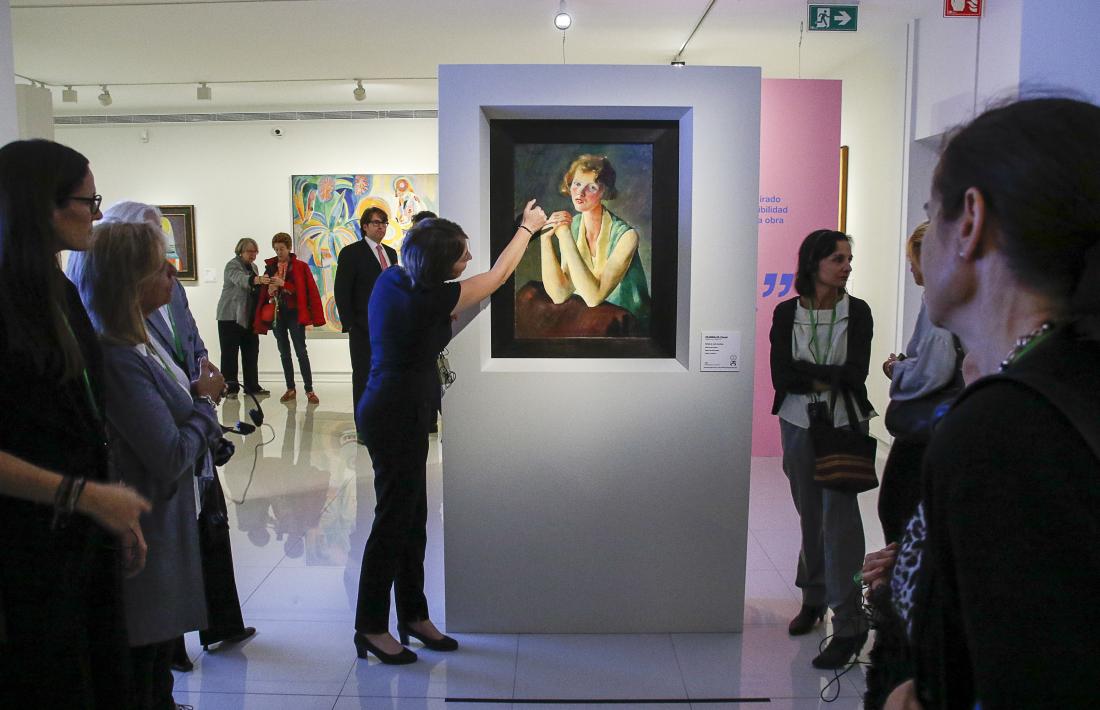 'Femina Feminae' exposa a l'antic hotel Valira d'Escaldes 28 obres de la col·lecció de Carmen Thyssen.
